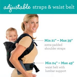 Infantino Flip 4-in-1 Advanced Carrier with Washable bib Included