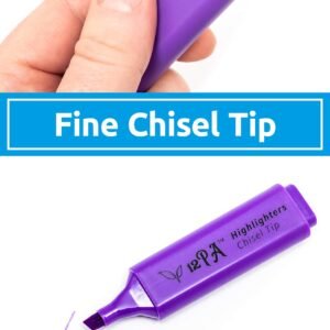 12PA 8 Chisel Tipped Highlighters