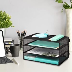 EASEPRES Letter Tray Desk Organiser 5 Slots